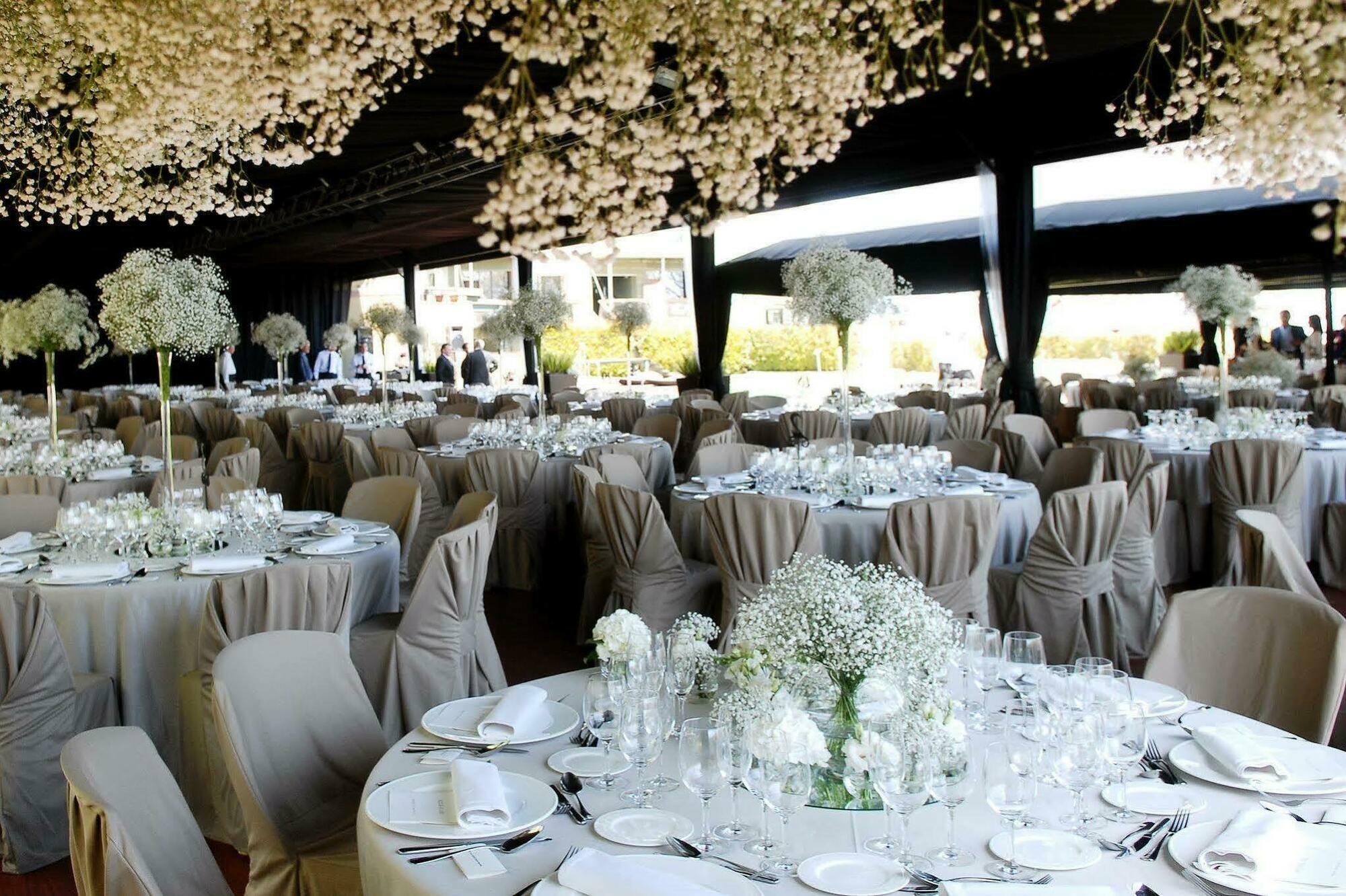 Hotel Miramar Barcelona Gl Exterior foto A wedding reception